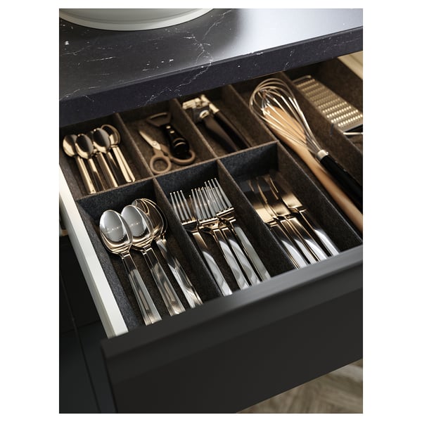 UPPDATERA Organiseur réglable pour tiroir, gris, 60 cm