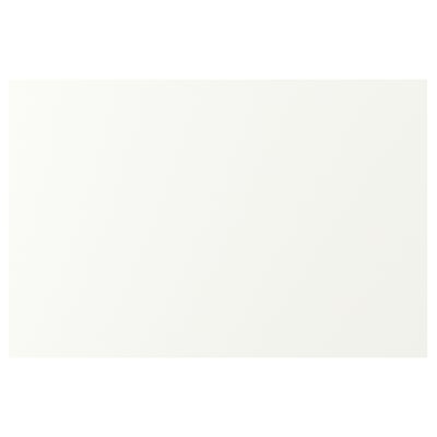 Porte d’armoire VALLSTENA blanche, surface lisse, facile à nettoyer. Design moderne, forme rectangulaire.