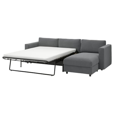 VIMLE Convertible 3 places + méridienne, Johanneshov gris foncé