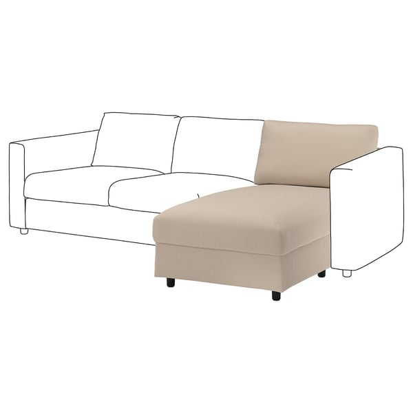 VIMLE Méridienne, Kelinge beige