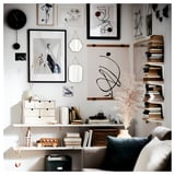 VISBÄCK Support pour poster, bambou, 61 cm