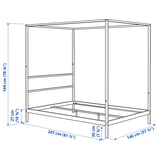 Illustration avec les mesures du produit : VITARNA.