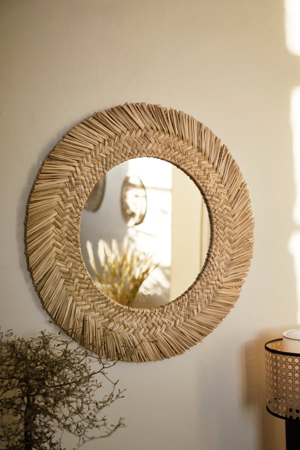 VRIGSTAD Miroir, jonc, 63 cm