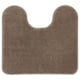 Optie: Beige BACKMÅRA badmat met U-snit, zacht gerecycled polyester, latex grip.