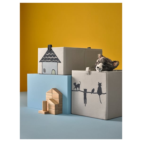 BARNDRÖM Bak, beige, 26x37x26 cm