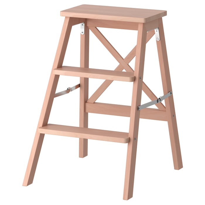 IKEA Opstapkruk BEKVÄM Opstapje/kruk, Beuken, 63 Cm - België Opstapkruk Beukenhout