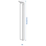 Illustratie met afmetingen voor het product: BEVARA.