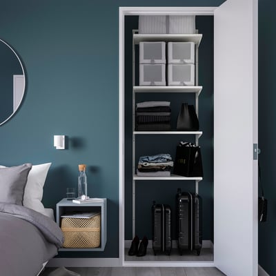 BOAXEL opslag voor kleding & accessoires, nachtkastje, rustgevende teal kamer