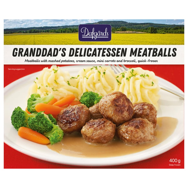 DAFGÅRDS KÖTTBULLAR balletjes&aardappelpuree, diepvries, 400 g - IKEA ...
