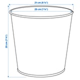 Illustratie met afmetingen voor het product: DAIDAI.