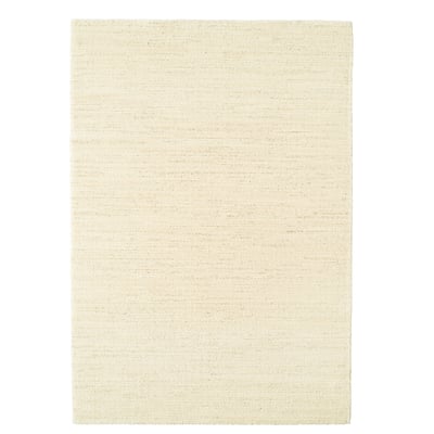 Beige ENGELSBORG tapijt, modern berber design, gerecycled polyester & jute, vlekbestendig, gemakkelijk te verzorgen.