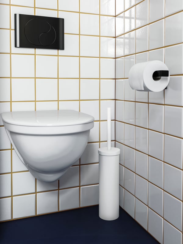 ENUDDEN Toiletborstel, wit