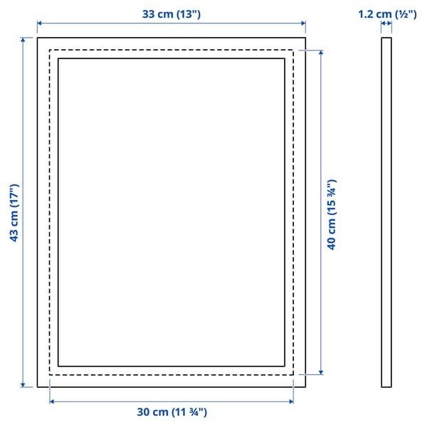 Fotolijst, wit, 30x40 cm - IKEA