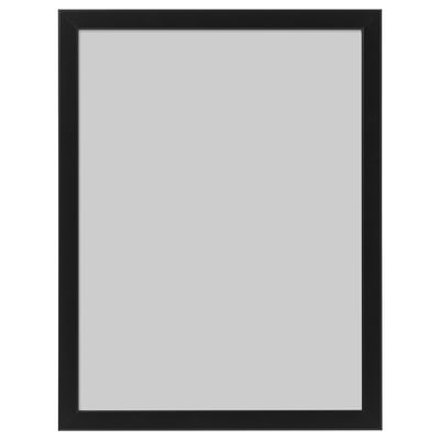 Zwarte rechthoekige FISKBO fotolijst met eenvoudig ontwerp.