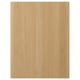 FORSBACKA eiken houten paneel, natuurlijke kleur, fineerafwerking, plat oppervlak, warm houtdesign.