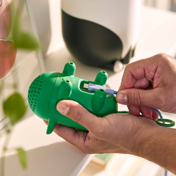 GREJSIMOJS Draagbare Bluetooth-speaker, muis/groen