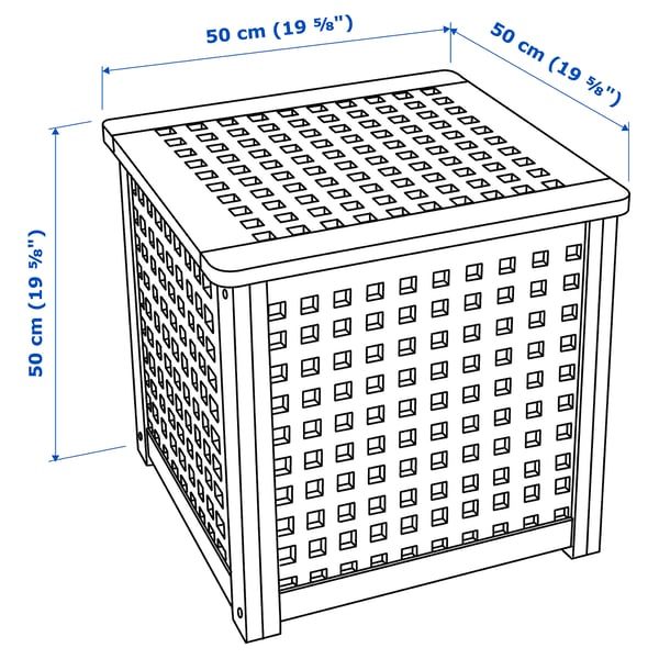 Illustratie met afmetingen voor het product: HOL.