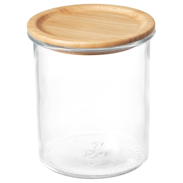 Ikea 365+ Voorraadpot Met Deksel, Glas/Bamboe, 1.7 L - Ikea België