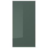 KALLARP groene keukenkast met glanzende afwerking.
