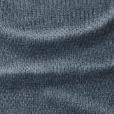 Close-up van getextureerde, duurzame stof, waarschijnlijke bekleding voor KIVIK voetenbank, met ingewikkeld weefpatroon.