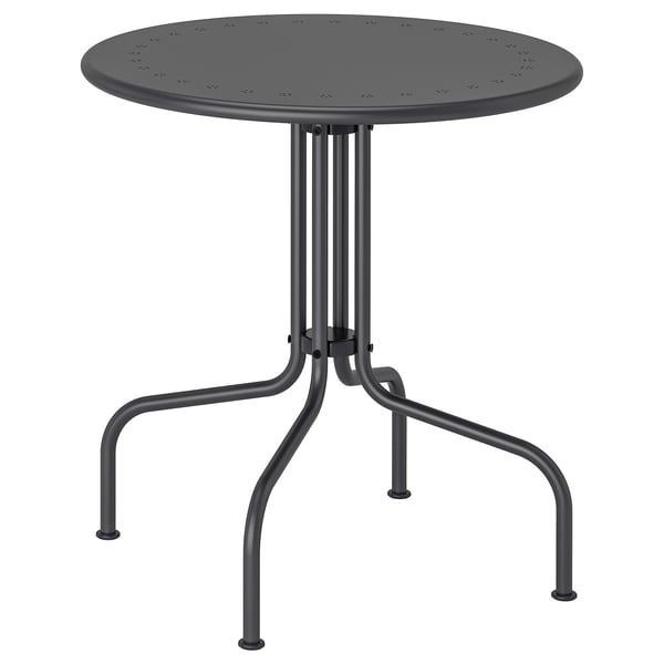 formaat Bewust oppakken LÄCKÖ Tafel, buiten, grijs, 70 cm - IKEA België