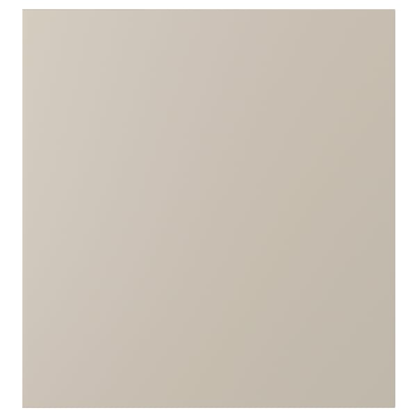 LAPPVIKEN lichtgrijs-beige kastdeur, strak en rustig design, rechthoekige vorm, voorkant van papierfolie, perfect voor een minimalistische inrichting.