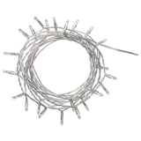 Led lichtketting cirkel, wit, flexibel, polycarbonaat.