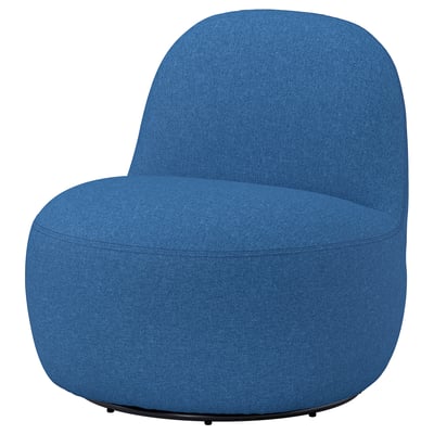 LILLESÄTER Draai relax fauteuil, Gunnared donkerblauw