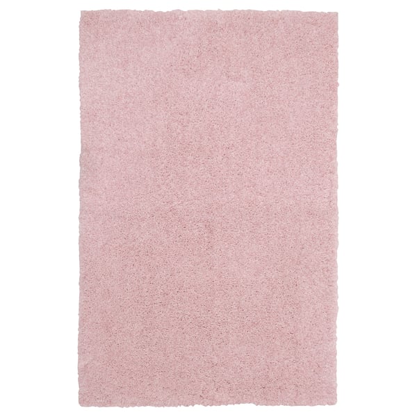 LINDKNUD hoogpolig, roze, 60x90 - IKEA