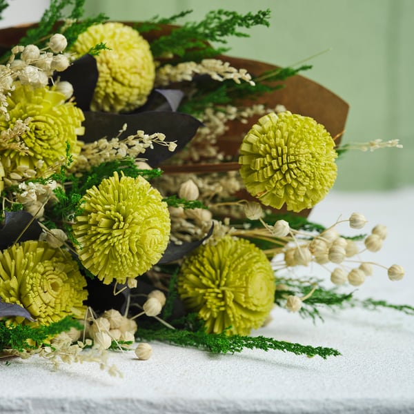 MÄVINN Boeket, groen/wit