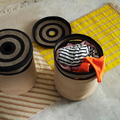 MÄVINN Wasmand, jute/katoen