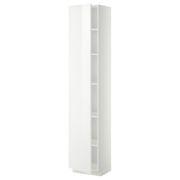 Hoge kast met wit/Ringhult wit, 40x37x200 cm - IKEA