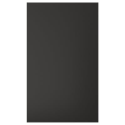 Zwart NICKEBO kastfront, vierkant, eenvoudig model, gerecyclede materialen.