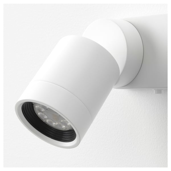 Nymane Wandlamp Dubbel Vaste Installatie Wit Ikea