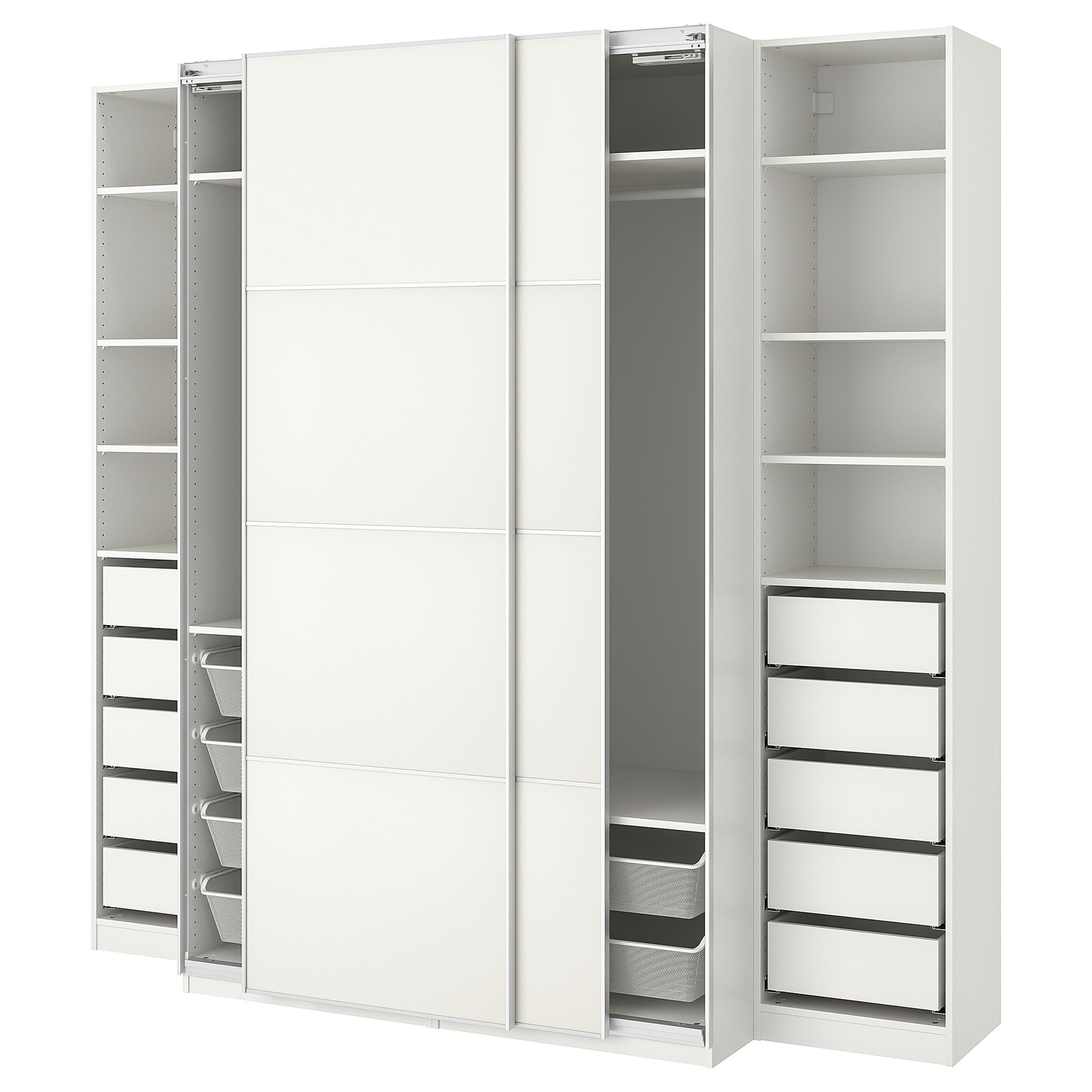 Pax kledingkast wit mehamn ikea