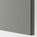Een strakke, grijze kastdeur met een gladde, moderne afwerking. Onderdeel van de PAX-serie, bekend om kwaliteit en design.