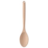 RÖRT houten lepel, natuurlijk beukenhout, enkel handvat, glad oppervlak.