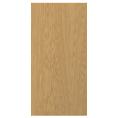 Eiken fineer minimalistische deur met acryl rand