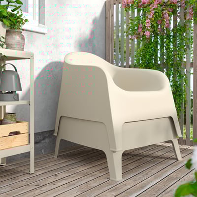 SKARPÖ Tuinstoel, buiten, beige