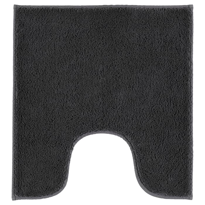 SÖDERSJÖN toiletmat, donkergrijs, 55x60 cm IKEA België