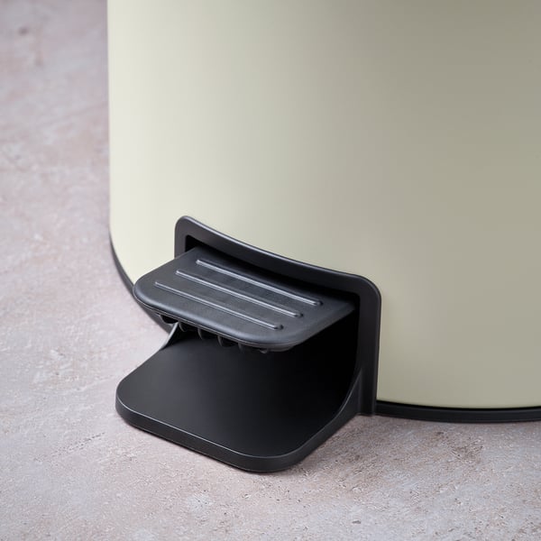 STENTRAPPA Pedaalemmer, licht grijsbeige, 9 l