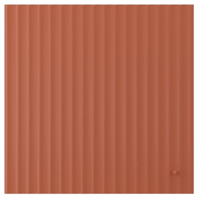 TERRSJÖ Deur, roodbruin golfpatroon, 60x60 cm