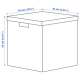 Illustratie met afmetingen voor het product: TJENA.