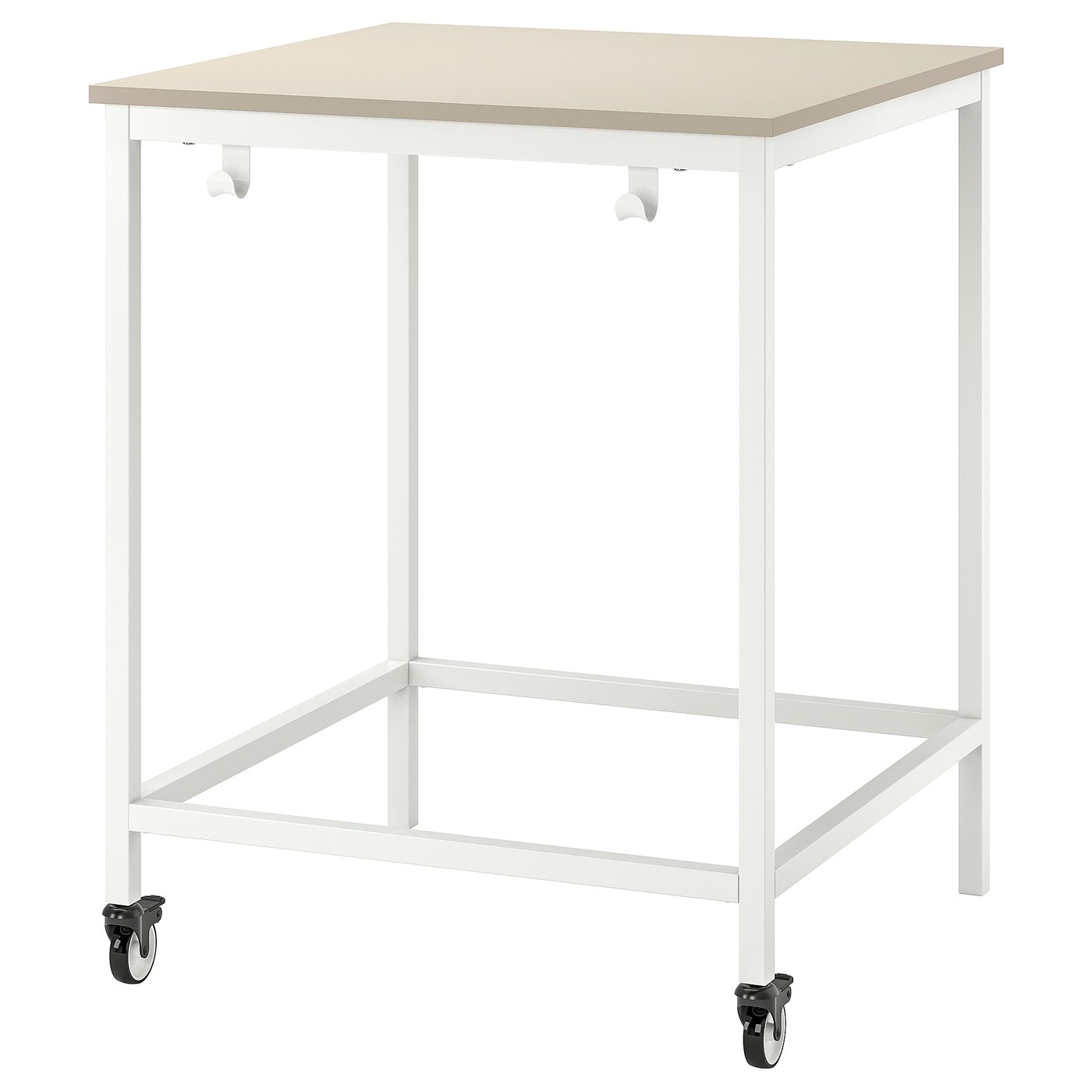 Statafel horeca 80x80 cm | Eiken Artisan | Gietijzeren onderstel | BIG