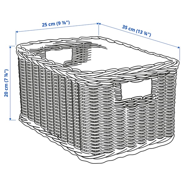 Illustratie met afmetingen voor het product: TRUMMIS.