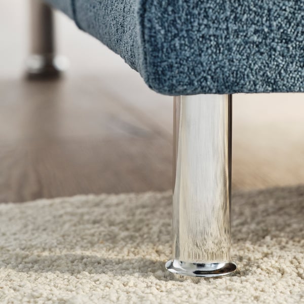 UPPÅKRA Chaise longue-module, met armleuning links/Axvall donker grijsblauw