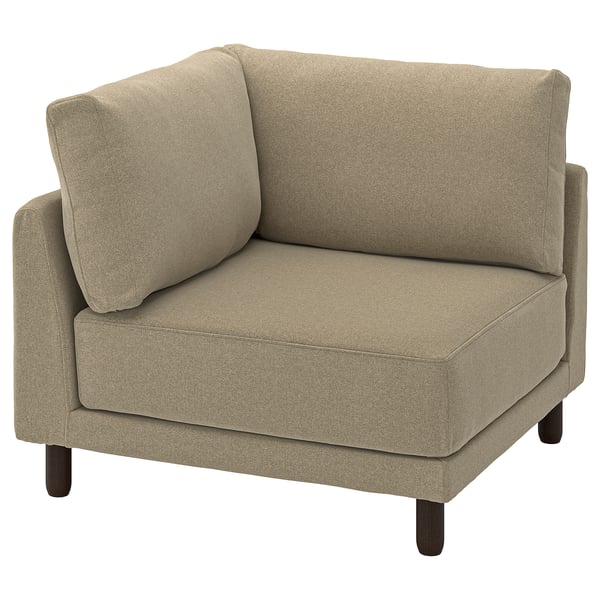 UPPÅKRA Hoekmodule, Johanneshov bruin-beige