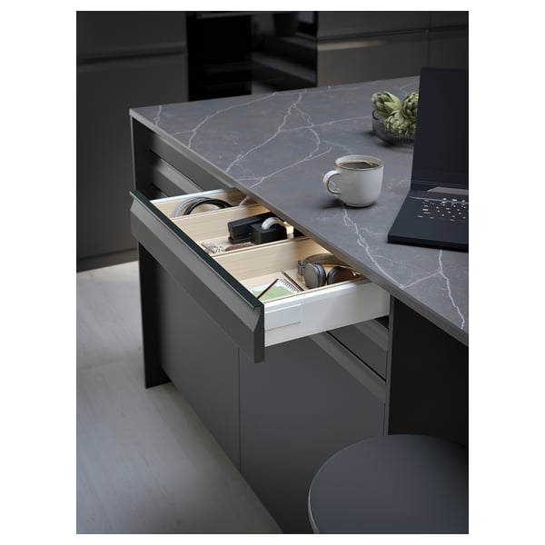 UPPDATERA Bak voor keukengerei, bamboe, 20x50 cm