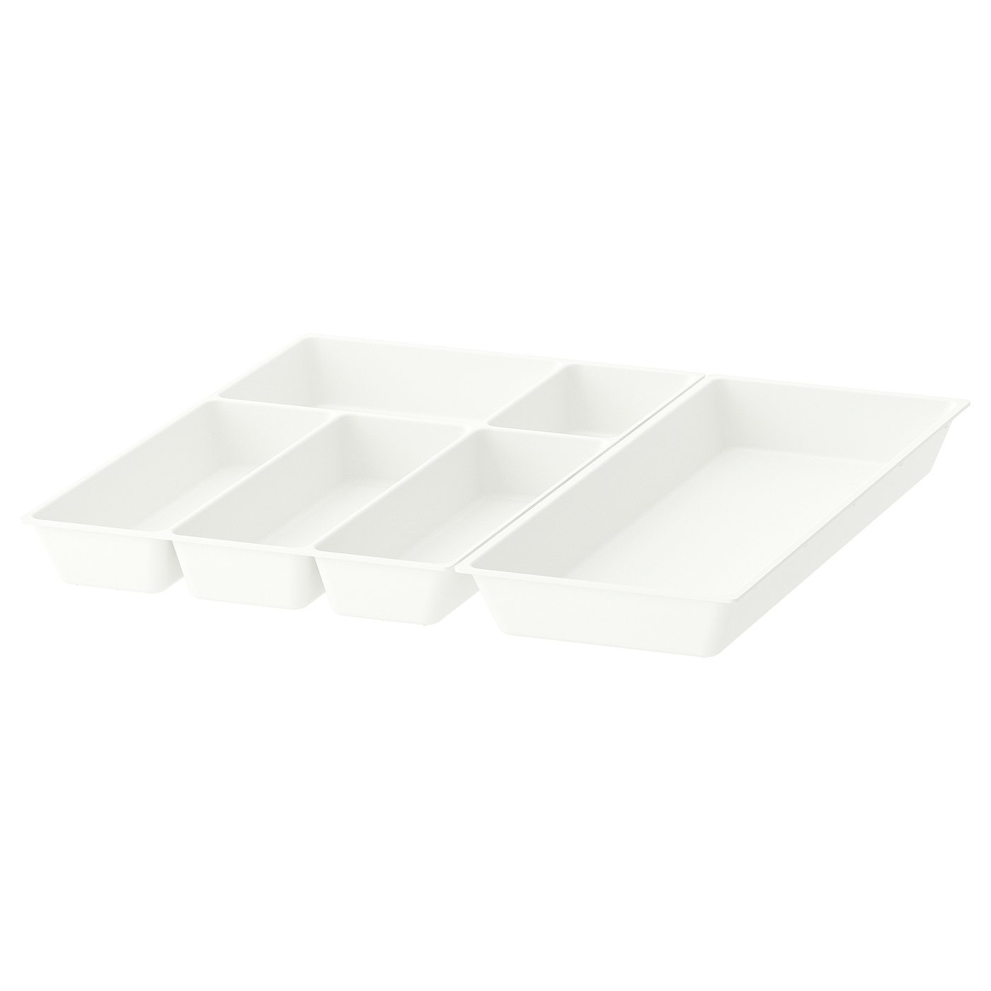 Lade organizer - Bestekbakken kunststof - 36,22 x 28,98 x 5,89 cm - Crème