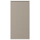 UPPLÖV beige keukenkast met geïntegreerd handvat een strak, rechthoekig ontwerp gemaakt van gerecyclede materialen.